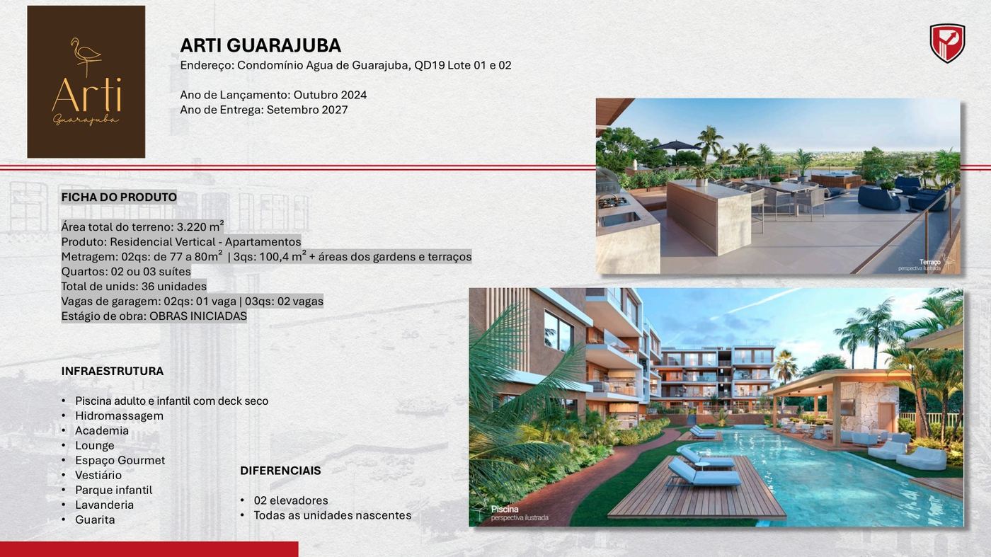 ARTI Guarajuba — empreendimento dentro do condomínio Água — foto 3